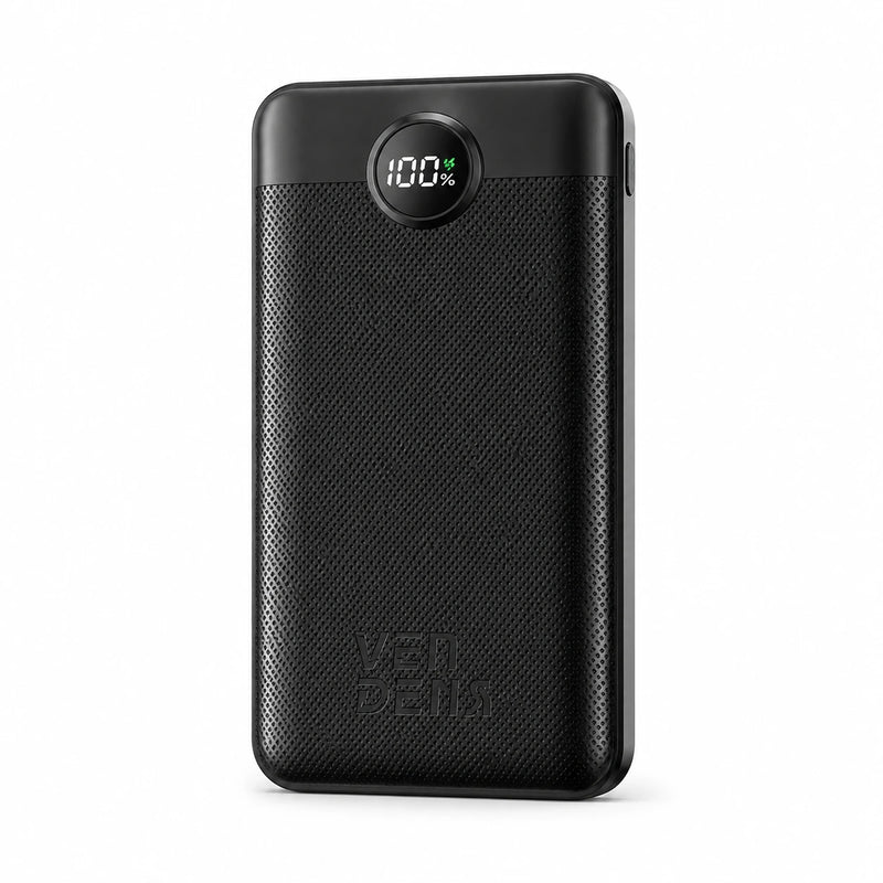 VEN-DENS VD-PB047 10000mAh power bank on white background