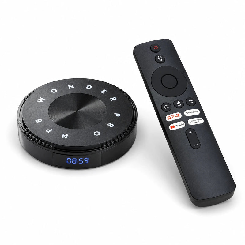 WONDER PRO WP5 Android TV Box with voice remote