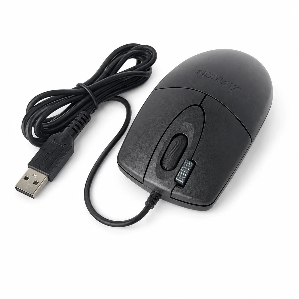 A4Tech OP-620D USB Mouse – 1200 DPI, 4 Buttons & 4-Way Wheel
