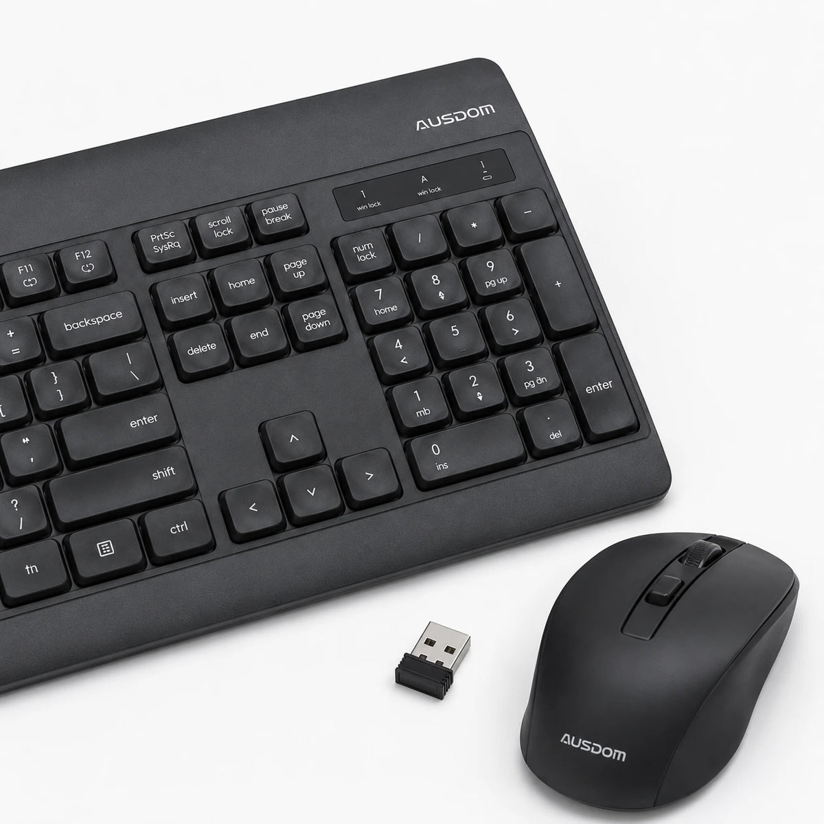 AUSDOM KAM300 wireless mouse with USB receiver