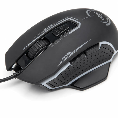 Aigo Q833 wired gaming mouse with 7200 DPI and colorful lighting