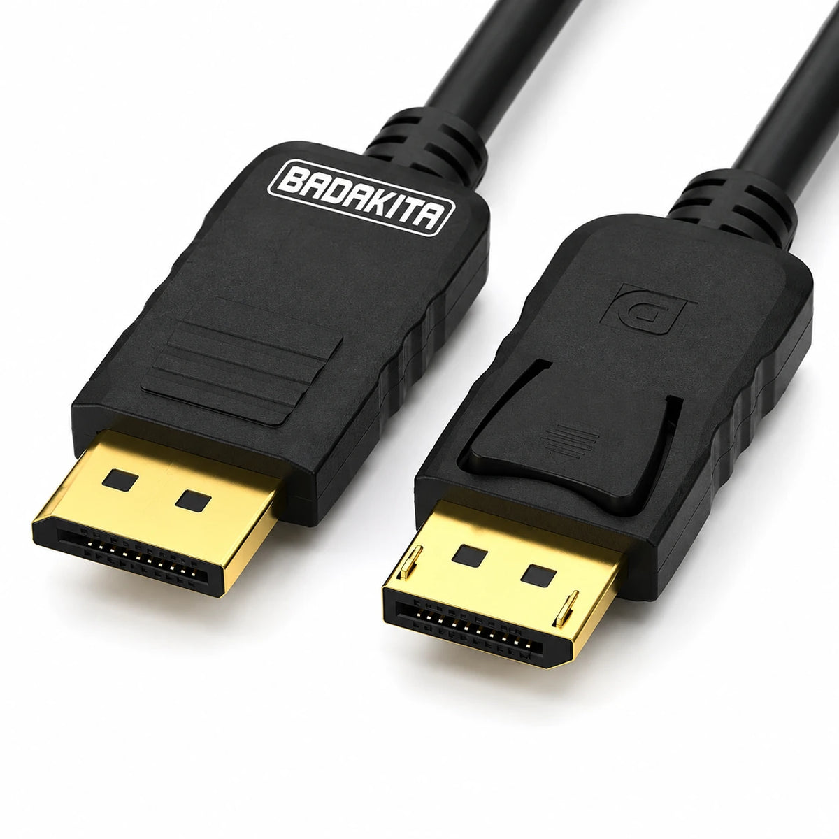 BADAKITA BR-08 DisplayPort male connectors with gold-plated contacts