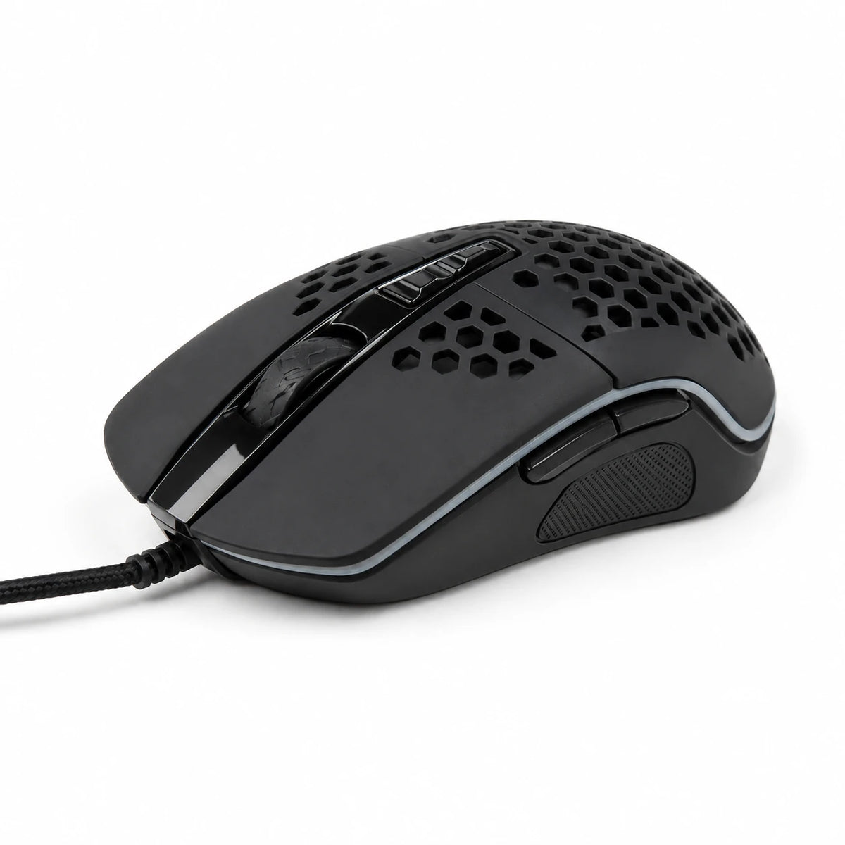 BENGOO DM-1 gaming mouse wired USB connection and braided cable