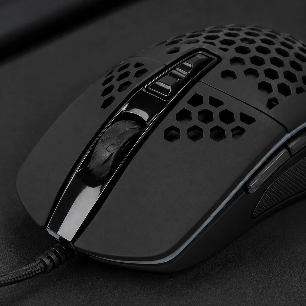 BENGOO DM-1 gaming mouse DPI button and 6 button controls