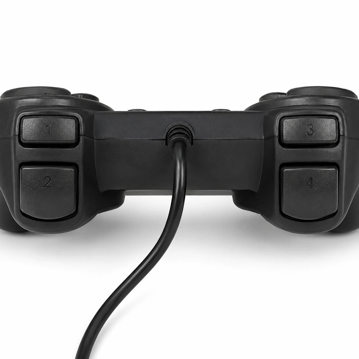 BOXER wired USB game controller front view with dual analog joysticks