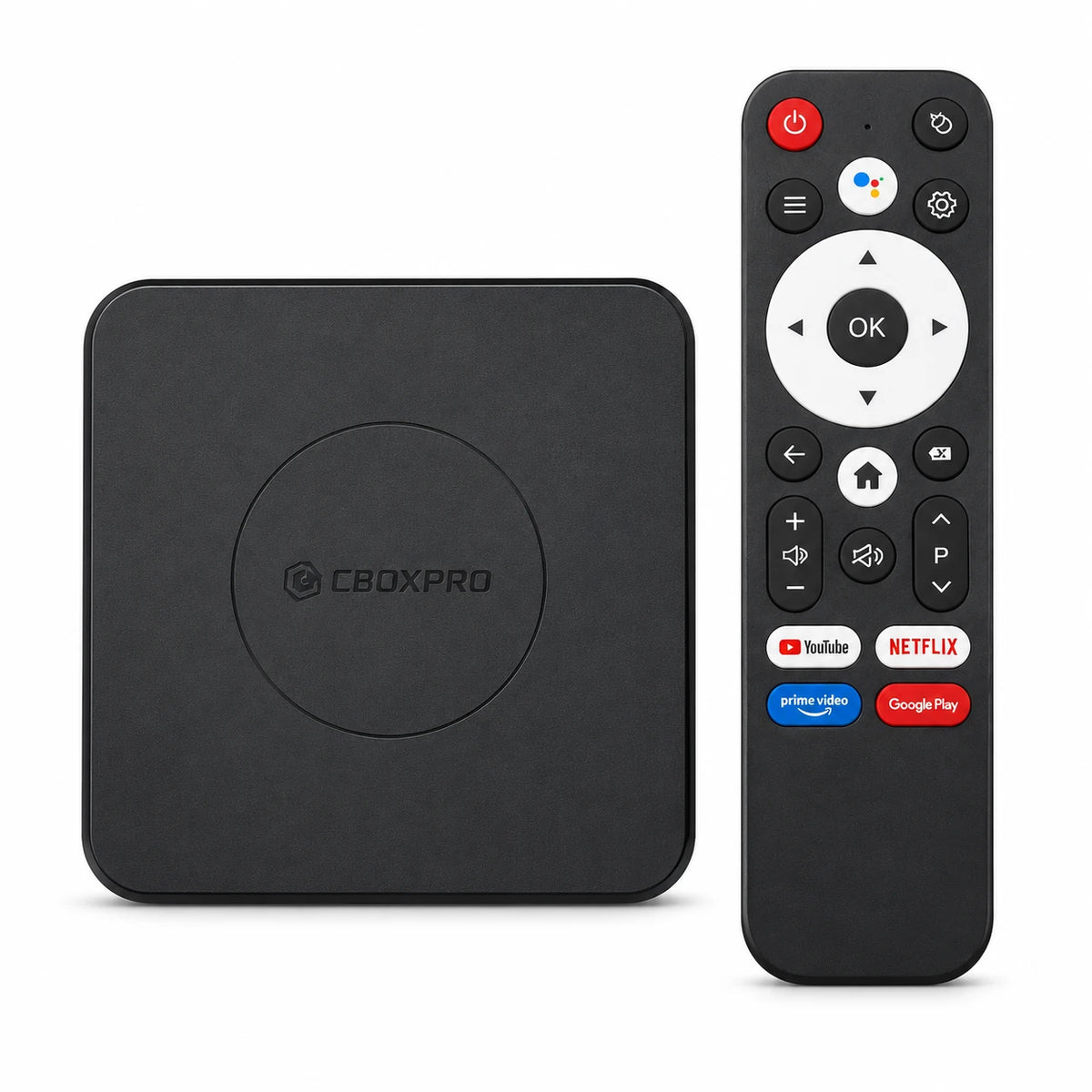 CBOXPRO C1000PRO Android TV Box with voice remote and 4K UHD support