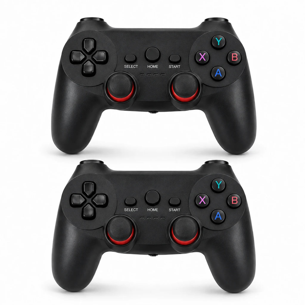 CM-019D dual wireless gamepad controllers front view