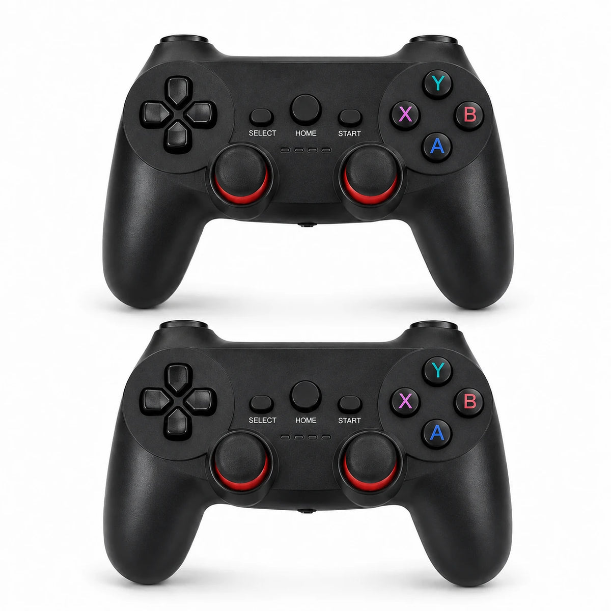 CM-019D dual wireless gamepad controllers front view