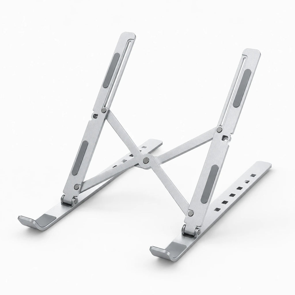 Creative folding laptop stand with 7-level height adjustment