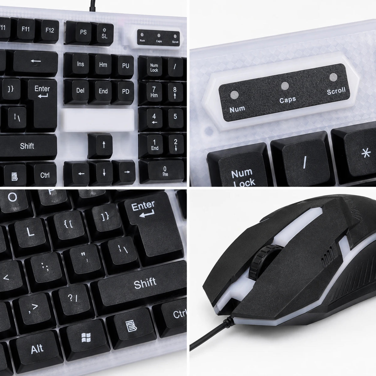 F83 1000 DPI optical wired mouse with scroll wheel