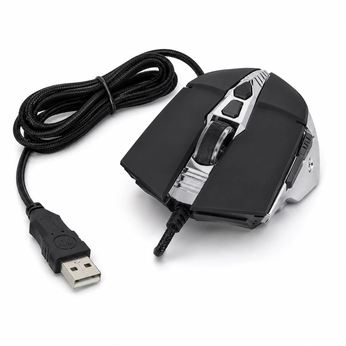 HP G160 gaming mouse with 2400 DPI and 7 buttons