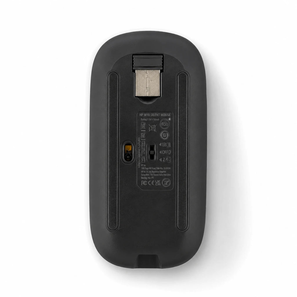 HP W10 wireless mouse USB-C charging port