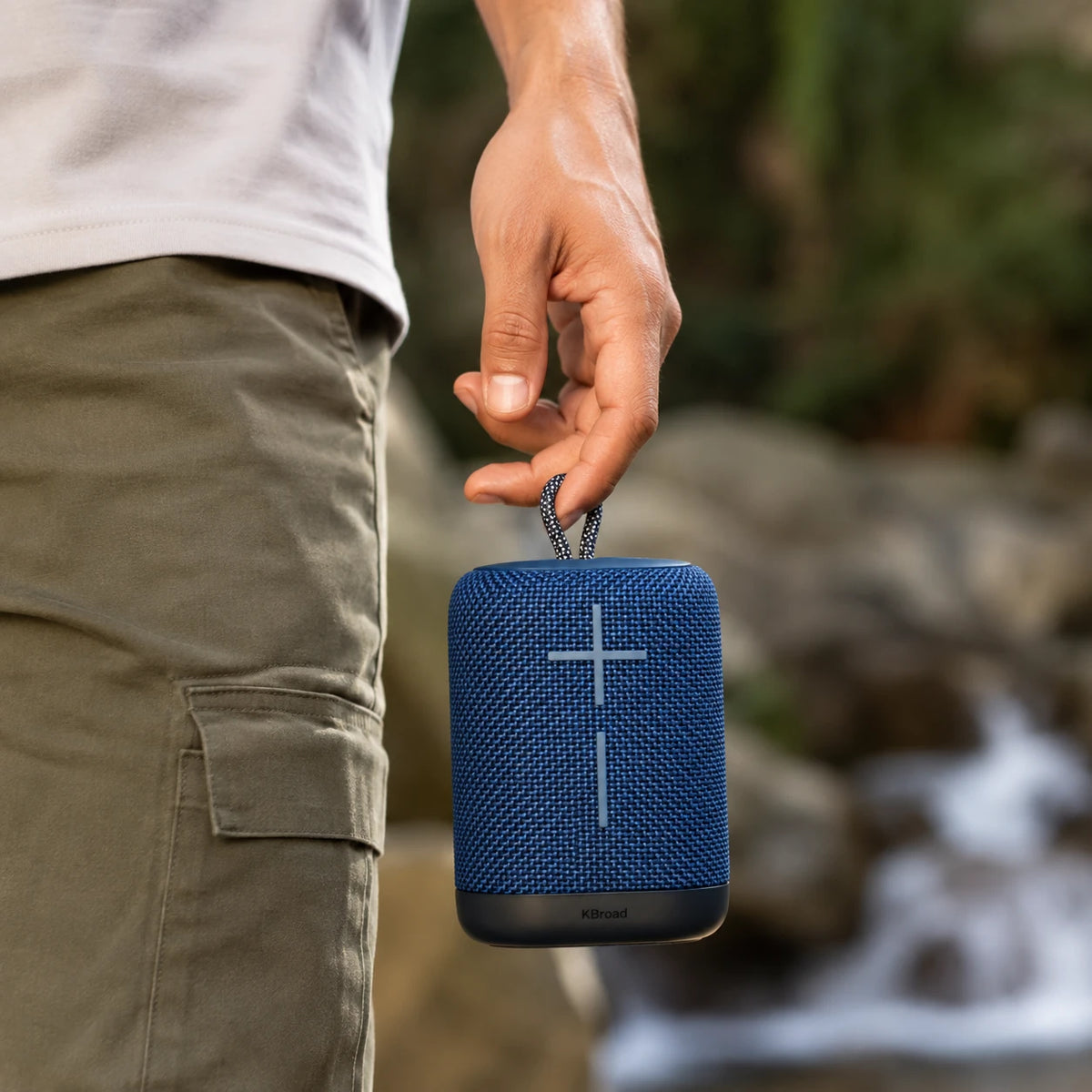 KBroad KTS-1828 portable wireless speaker with RGB light-up design