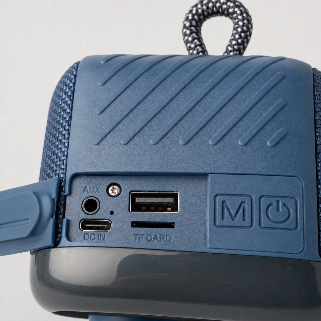 KBroad KTS-1828 speaker AUX USB TF card and DC charging ports