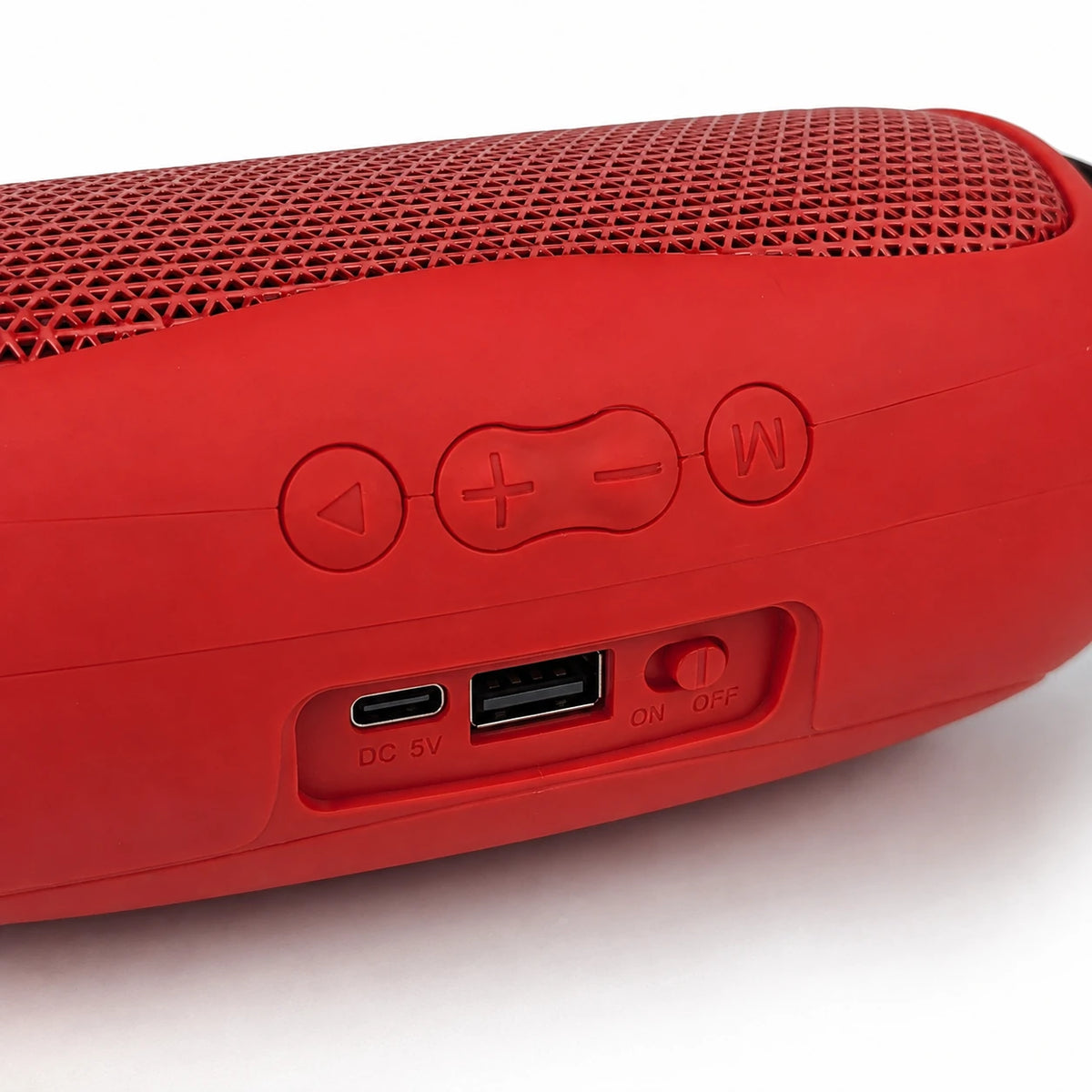 KOLEER portable wireless speaker ON and OFF controls