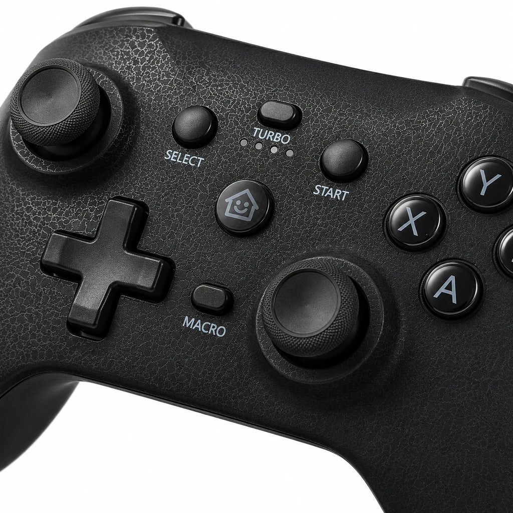 KXDG NS21 RGB wireless controller with Turbo Macro and Home buttons