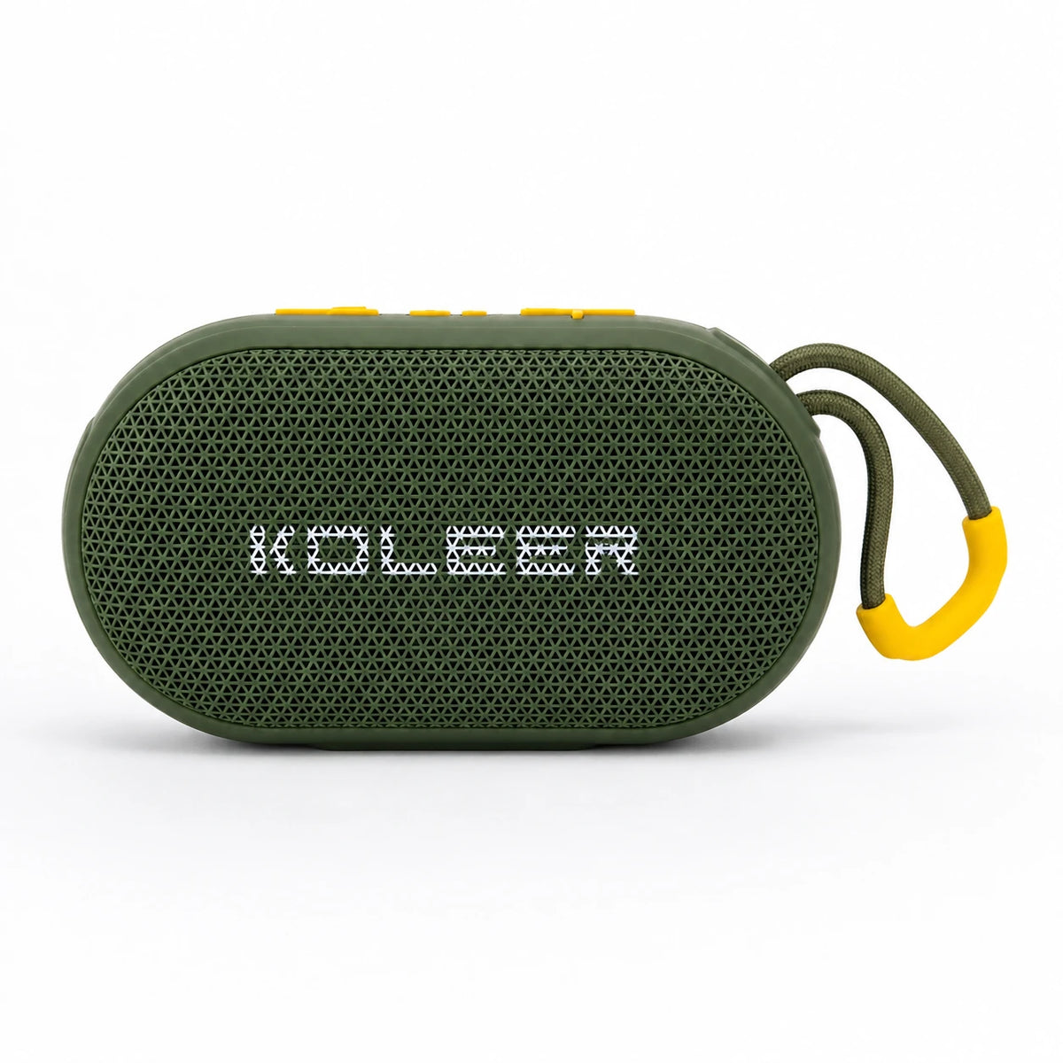 Koleer H74 portable wireless speaker front view with Koleer branding