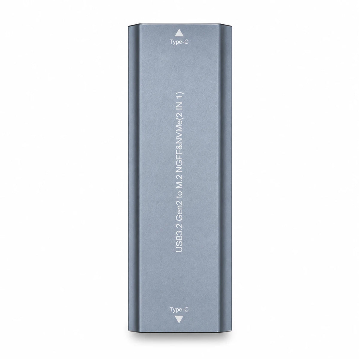 M.2 SSD enclosure USB Type-C port close-up