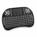 Mini wireless keyboard and mouse combo with backlit touchpad