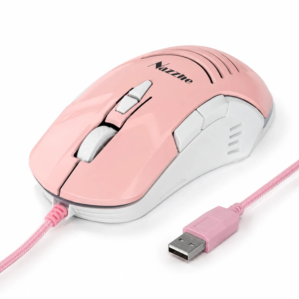 Nazzhe N903 Wired Gaming Mouse – 7 Buttons, Braided USB Cable