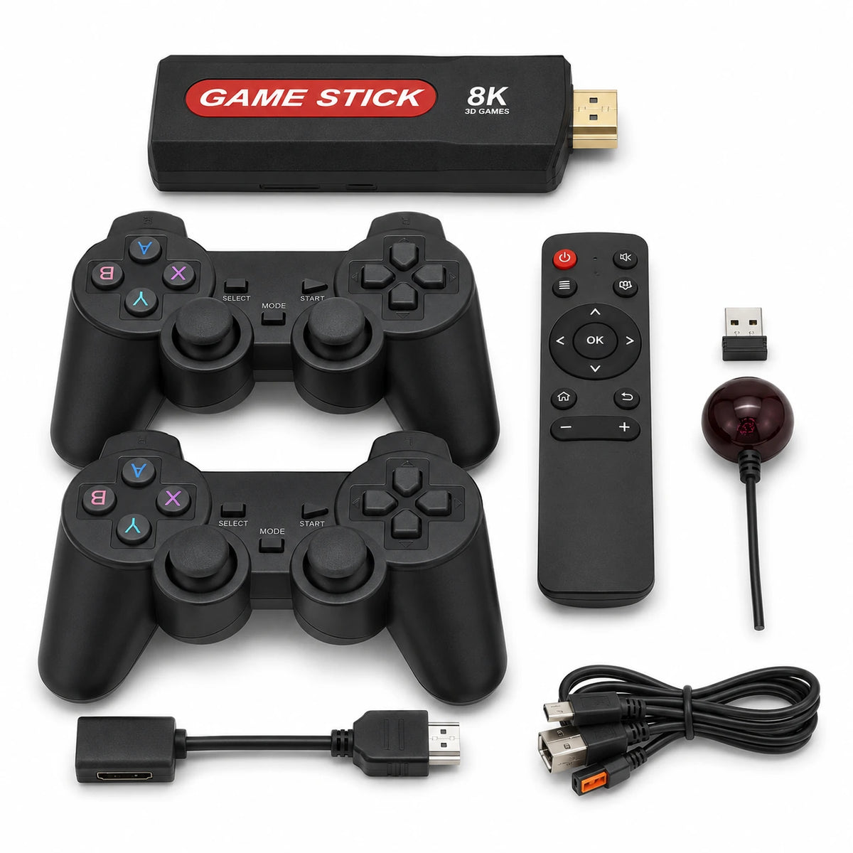 Q9 Max 8K Game TV Stick with two wireless game controllers