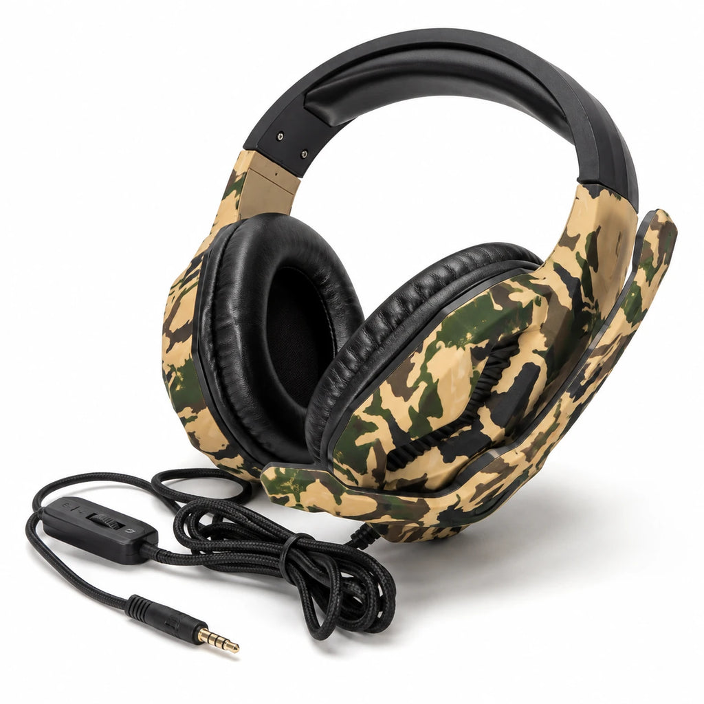 TUCCI A1 Army Headphone 3.5mm connector and 1.4m cable