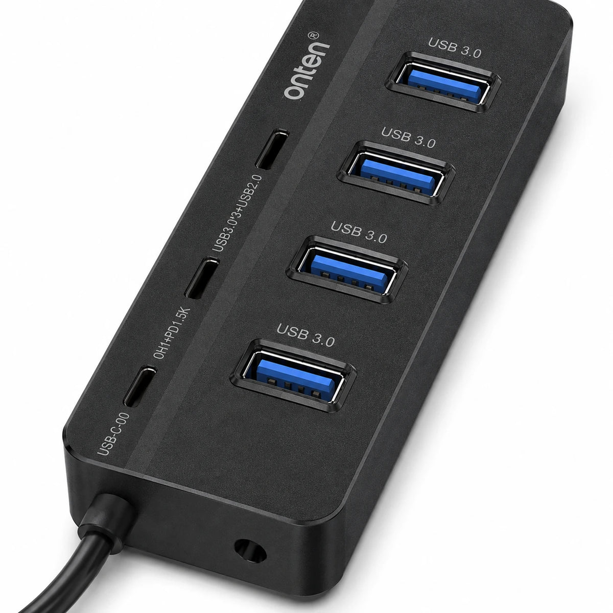USB-C & USB 3.0 7-Port Hub – 4× USB-A, 3× USB-C, 5Gbps
