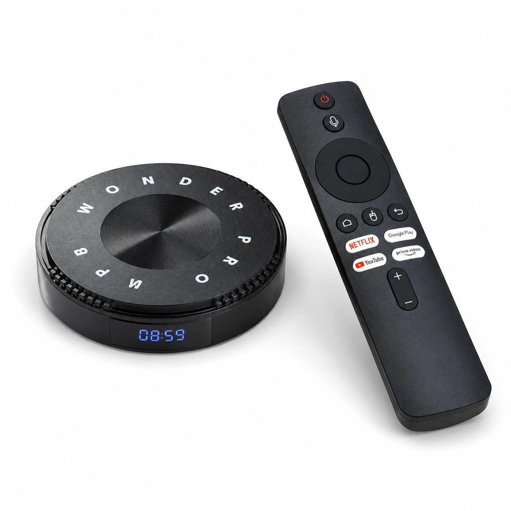 WONDER PRO WP5 Android TV Box with voice remote