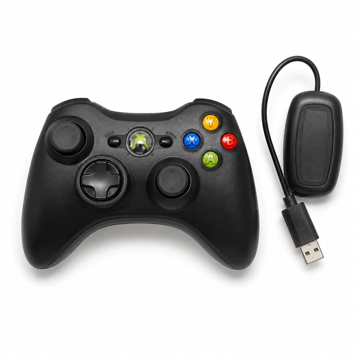 Xbox 360 2.4G wireless game controller with USB receiver