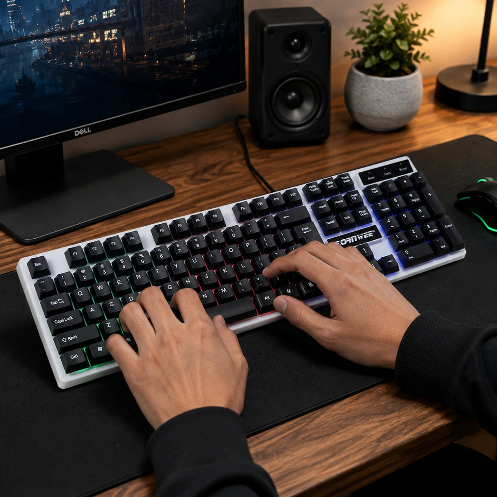 ZORITVEE ZE-960 USB keyboard with water and dust protection