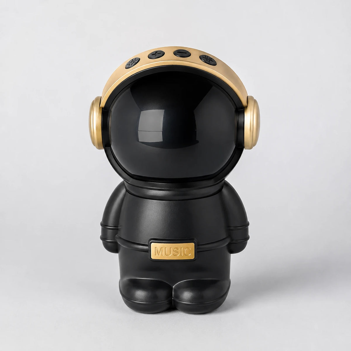 astronaut wireless speaker front view with RGB light-up design
