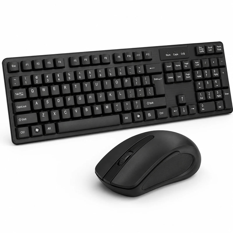 tj-808 wireless keyboard and mouse set with 104-key keyboard